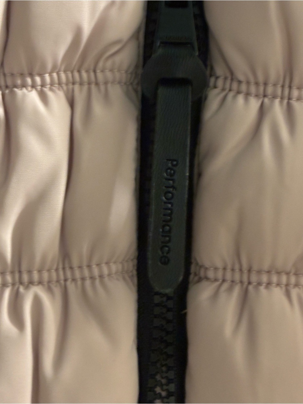 Calvin Klein Quilted Sherpa-Trim Vest in Mauve with Black Zipper - Picture 9 of 10